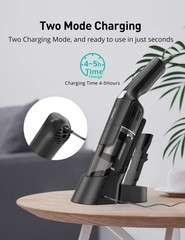 Aspiron Cordless Handheld Vacuum, 24KPA Powerful Car Black Grey