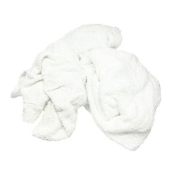 Recycled White Terry Towel For Wiping – 40 lbs. Case 4×10 lbs. Compressed Boxes