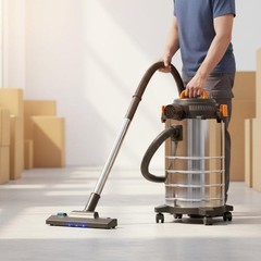 Wet Dry Vacuum Cleaner Low Noise Operation 3-in-1 Blower Vacuum LED Floor Light