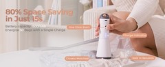 Wireless Portable Vacuum Sealer Pump, USB Fast Charging & Rechargeable, Powerful