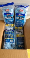 Quickie Bulldozer Blue Blended Cotton #18 Wet Mop Refills