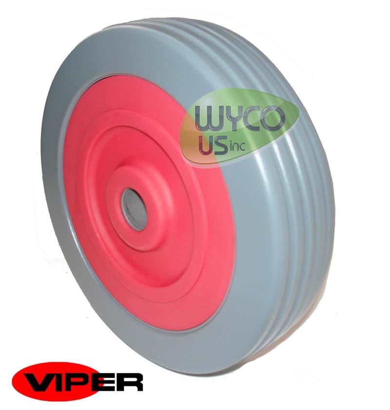 VF47055, WHEEL, 6.4″, VIPER DRAGON, VENOM, MAMBA, TASK PRO FLOOR MACHINES, 8F