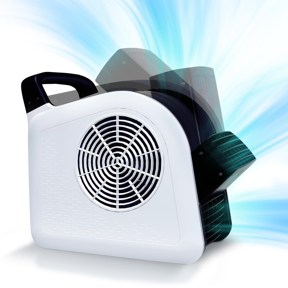 Air Mover Blower Fan – Utility Fan 3 Speeds, 2 AC Outlets, Reset and Circuit …