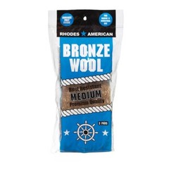 Rhodes American Grade Medium Bronze Wool Pads 3 pk