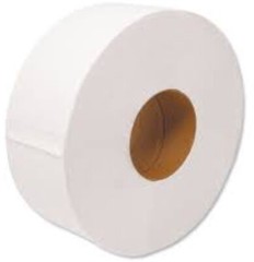 Jumbo Roll 2 Ply Toilet Tissue 12 Rolls Per Case 9”Diameter Rolls Gen JRT1000