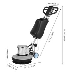17in Electric Floor Cleaner Carpet Washing Floor Polishing Scrubbing Machine USA
