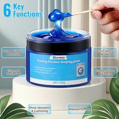 Gulfmew 3.5 oz (100g) Washing Machine Damping Grease with 10 Foam