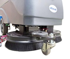 Emotor EM-255 Dual Brush Foldable Walk Behind Hand Push Floor Scrubber MachineBL