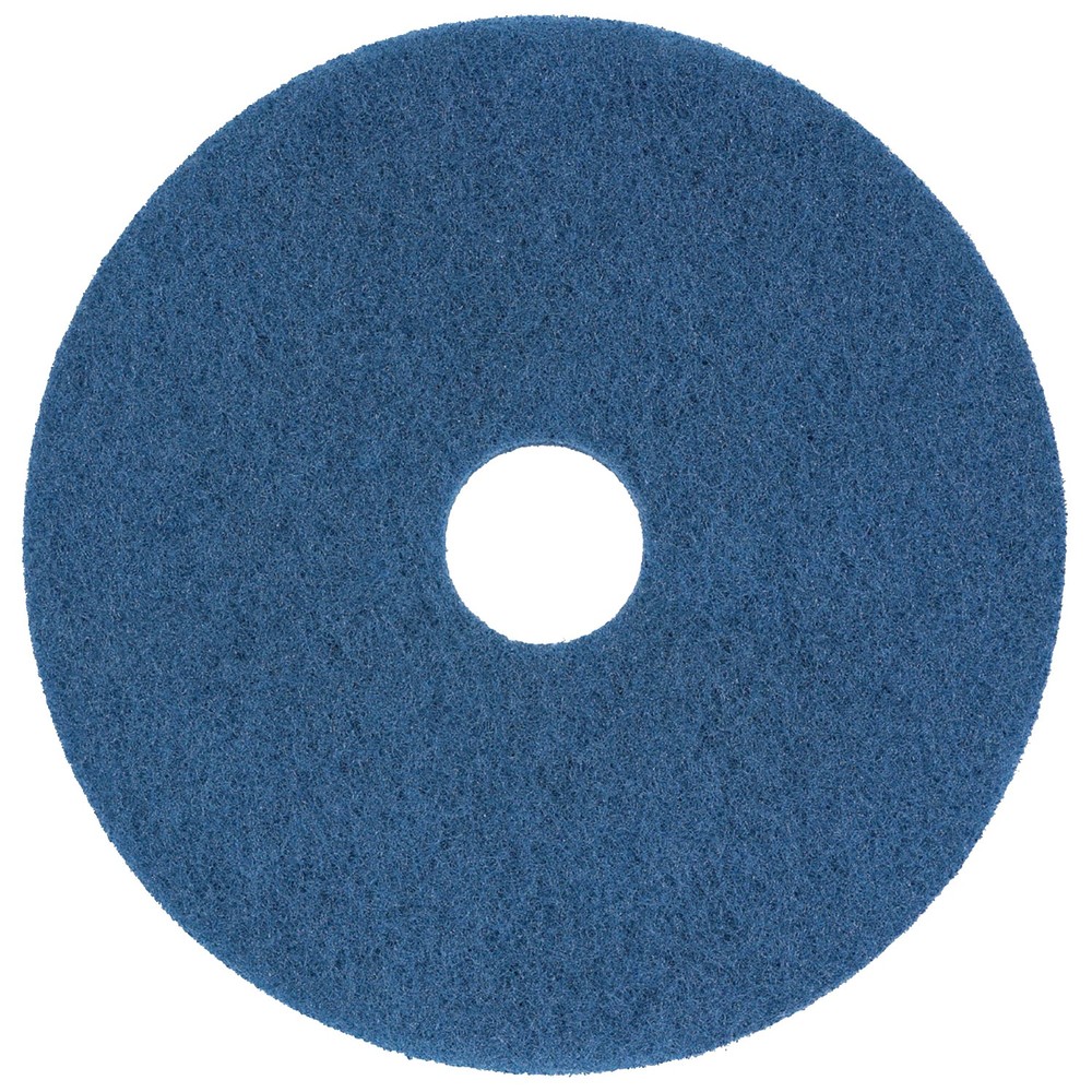 Case of 5 Sanico MVP Warm Up 17″ Blue Scrubbing Floor Pad Light Cleaning