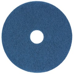 Case of 5 Sanico MVP Warm Up 17″ Blue Scrubbing Floor Pad Light Cleaning