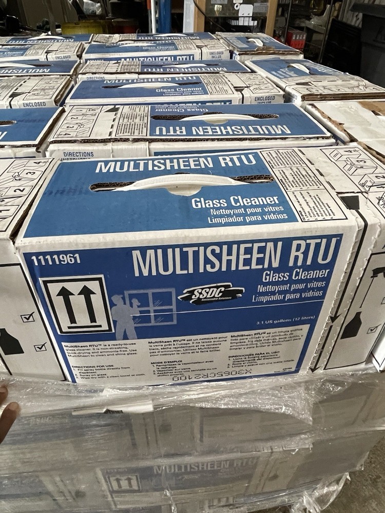 SSDC MultiSheen RTU Non-Streaking Glass Cleaner 3.1 US Gallons (12 L) 1111961