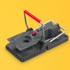 Victor Power-Kill Humane Mouse Traps M393SSR – 6 Easy Set, 6 Traps, Gray