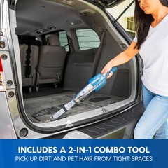 Vacmaster Portable 10.8V 2-in-1 Cordless Stick Lightweight Vacuum Blue