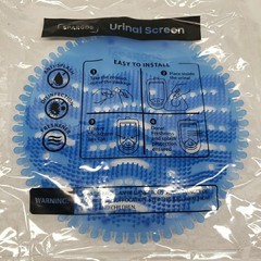 Spargos • Urinal Screens • 30 Days • Ocean Breeze • Pack of 12 • Blue