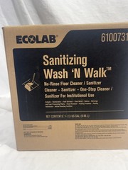 Ecolab 6100731 Sanitizing Wash ‘N Walk 2.5 Gallons NEW
