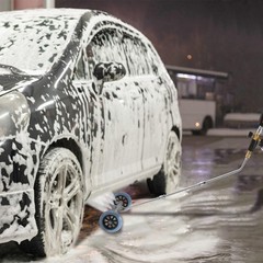 RIDGE WASHER Pressure Washer Undercarriage 16 Inch + Foam Cannon, Silver