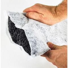 Spilfyter G-61 Sorbent Pillow, 10 Gal, 10 In X 10 In, Universal, Gray, 20 Pk