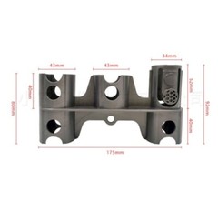 Suitable for Dyson vacuum cleaner accessory storage rack without punching holes