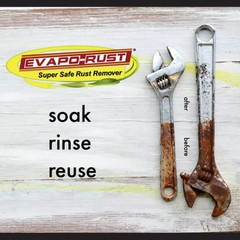 CRC Evapo-Rust, Heavy-Duty Rust Remover, Reusable, Acid-Free,…