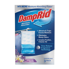 DampRid Lavender Vanilla Hanging Moisture Absorber, Small,