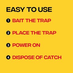 Victor Humane Mouse Traps Indoor for Home – M250BSR-2 – No 2 Traps, Black