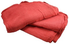 Pallet (16 Boxes) 1000 PC New Industrial Shop Rags Cleaning Towels Red 12×14