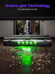 Cordless Vacuum Cleaner, 10 in 1 Stick with Powerful Suction, Purple