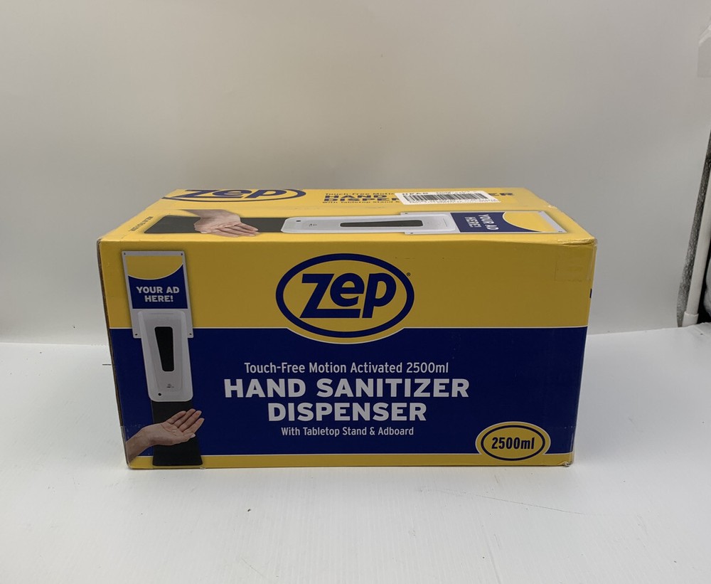 Zep TFHSU-3- 2500PL Touch-Free Motion Hand Dispenser 84.54-oz New
