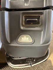 24V WINDSOR SABER CUTTER WALK BEHIND SCRUBBER, VERY CLEAN, 257 HOURS