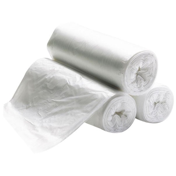 HP Products 38 in x 58 in,1.5 Mil Clear Fits up to 60 Gal,10 Bags /10 Rolls/Case