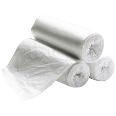 HP Products 38 in x 58 in,1.5 Mil Clear Fits up to 60 Gal,10 Bags /10 Rolls/Case