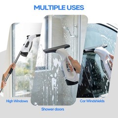 Yardsignup Window Vacuum Squeegee Cordless Window Vacuum Cleaner 2000Pa