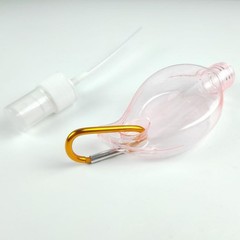 NentMent 6 Pack Small Spray Bottles with Carabiner Clip 2oz Random Color