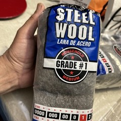 2 Rhodes American 10121111 1 Grade Medium Steel Wool Pad 8-3/4 L in. (Pack of 6)