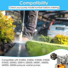 Ceoighe 1 Pack Garden Hose to Pressure 3/4 inch, Compatible with 7112362