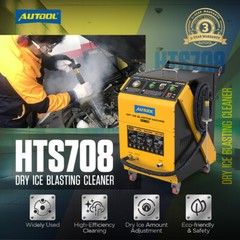 AUTOOL HTS708 Dry Ice Blasting Cleaning Machine Efficient Dry Ice Blaster Machin