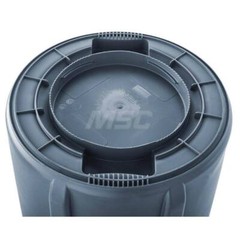 Rubbermaid FG263200GRAY 32 Gallon Gray Heavy Duty Round BRUTE Trash Can