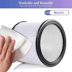 Wet and dry household vacuum cleaner filter suitable for 9034000 US