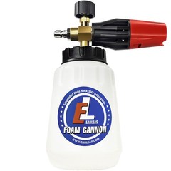Foam Cannon for Pressure Washer, 1 Liter Bottle, 210 cubic inches, White, Red