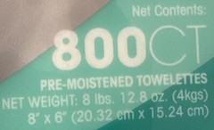 ONE WIPES PLUS Disinfecting Wipes – 800CT LEMON SCENT
