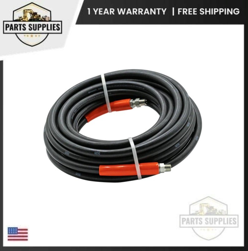 Continental 4000 PSI Black Neptune Hose 3/8″ x 30 Ft for Pressure Washing