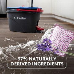 O-Cedar EasyWring RinseClean Microfiber Spin Mop & Bucket Floor Cleaning System