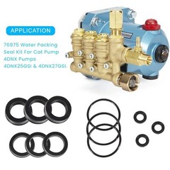 76975 Rubber Seal Kit for CAT Pump 4DNX Pumps 4DNX25GSI 4DNX27GSI (12pcs)