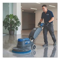 Boardwalk 4017BLU 17 in. Diameter Scrubbing Floor Pads – Blue (5/Carton) New