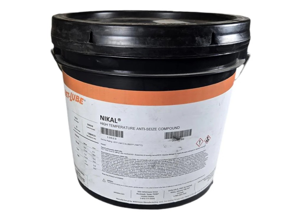 Jet-Lube 13623 NIKAL 8 lb Nickel Anti-Seize Compound Pail