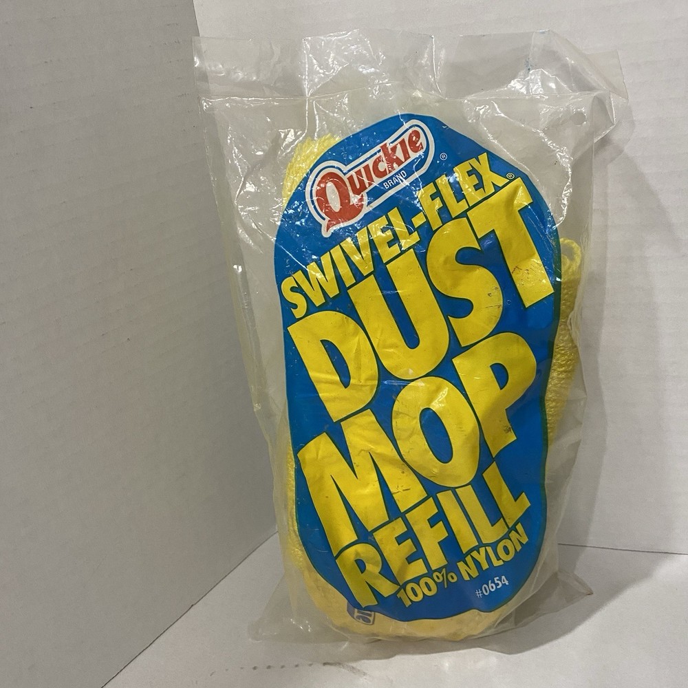 Quickie Swivel-Flex Dust Mop Refill #0654 Type D Yellow 2001 Fits #065 #067