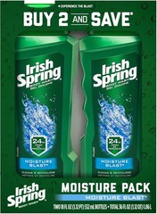 h Spring Men’s Body Wash Shower l, Moisture Blast – 18