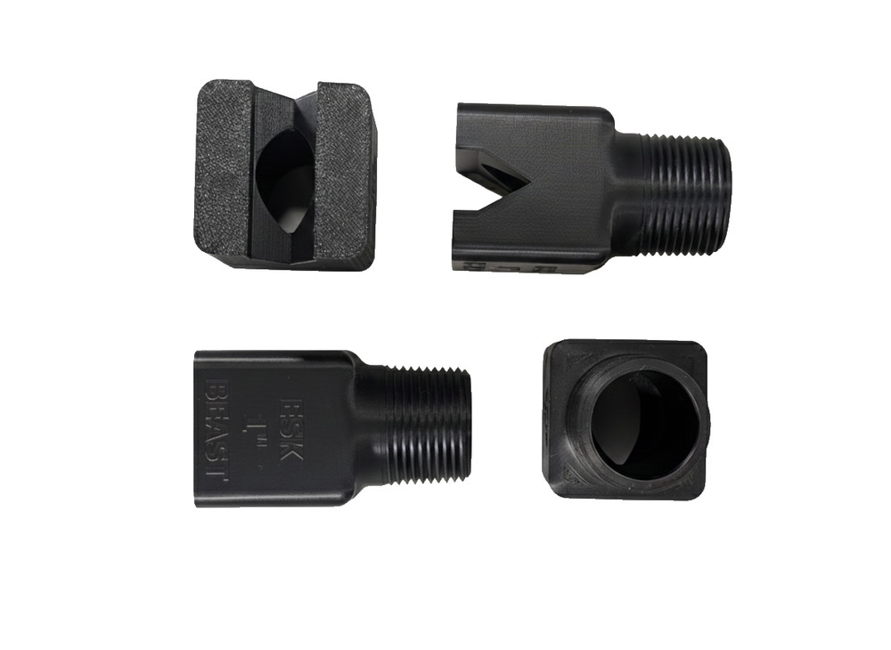 4pc 1″ NPT Flat Fan Sprayer Nozzles High Volume Spray Bar 70° 97 GPM