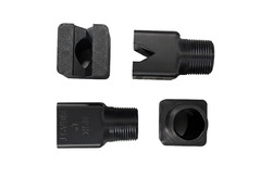 4pc 1″ NPT Flat Fan Sprayer Nozzles High Volume Spray Bar 70° 97 GPM