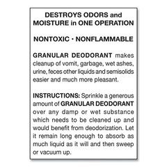 Big D Industries 150 16oz Shaker Can Granular Deodorant – Lemon (12/CT) New
